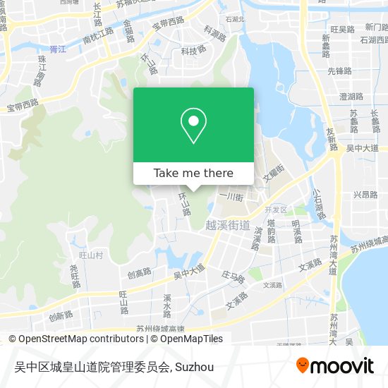 吴中区城皇山道院管理委员会 map