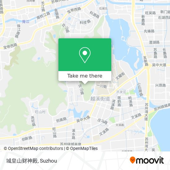 城皇山财神殿 map