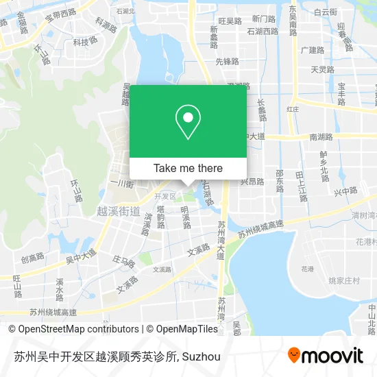 苏州吴中开发区越溪顾秀英诊所 map