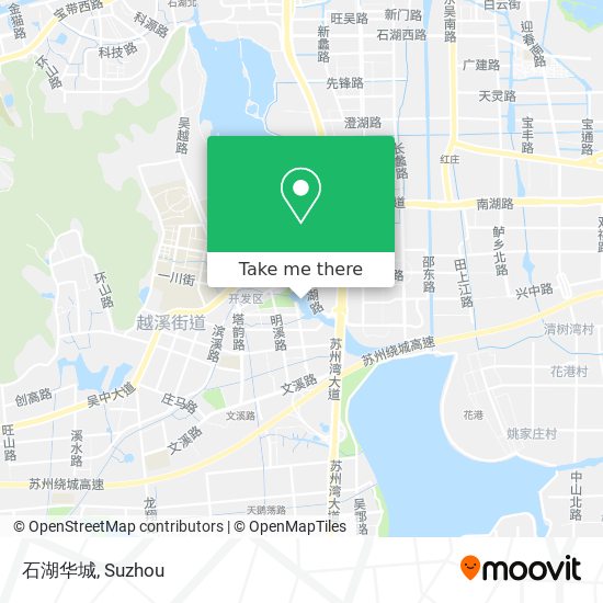 石湖华城 map