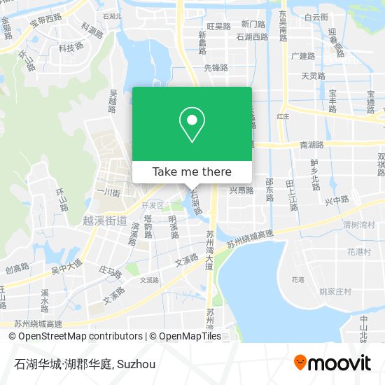 石湖华城·湖郡华庭 map
