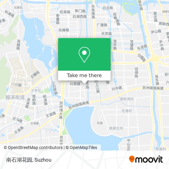 南石湖花园 map