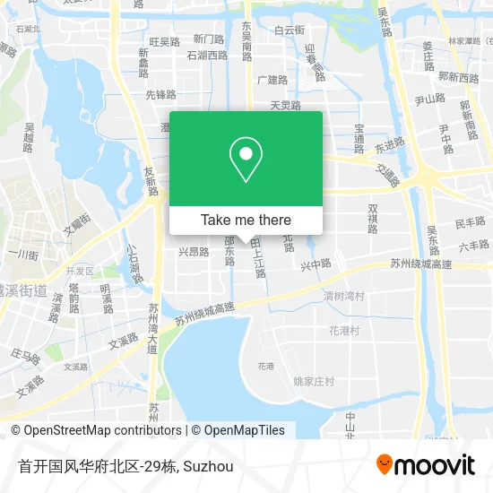 首开国风华府北区-29栋 map