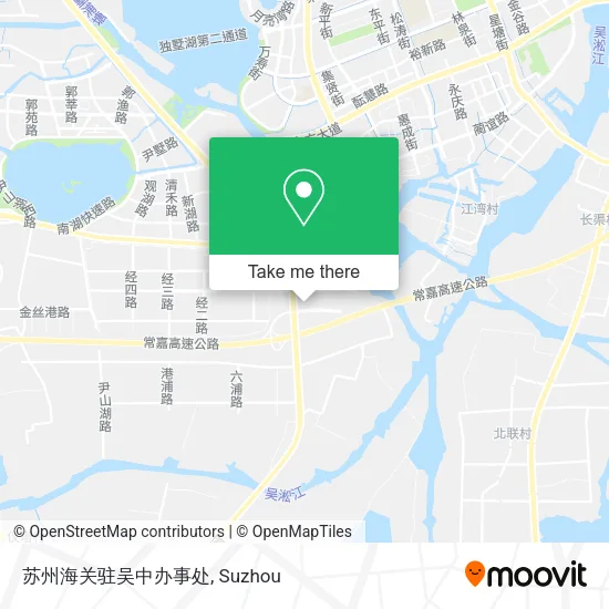 苏州海关驻吴中办事处 map