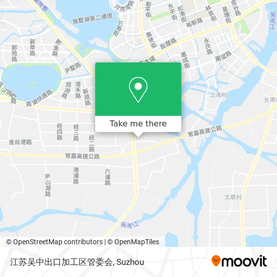江苏吴中出口加工区管委会 map