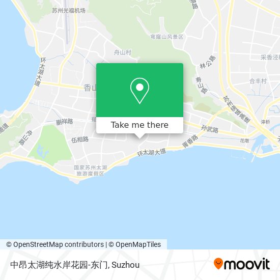 中昂太湖纯水岸花园-东门 map