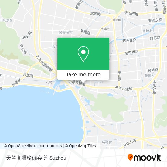 天竺高温瑜伽会所 map
