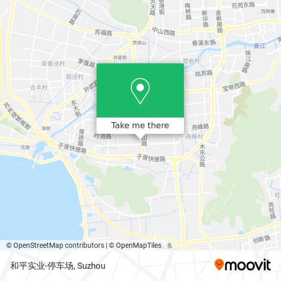 和平实业-停车场 map