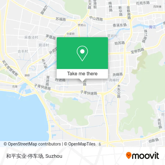 和平实业-停车场 map