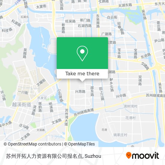 苏州开拓人力资源有限公司报名点 map