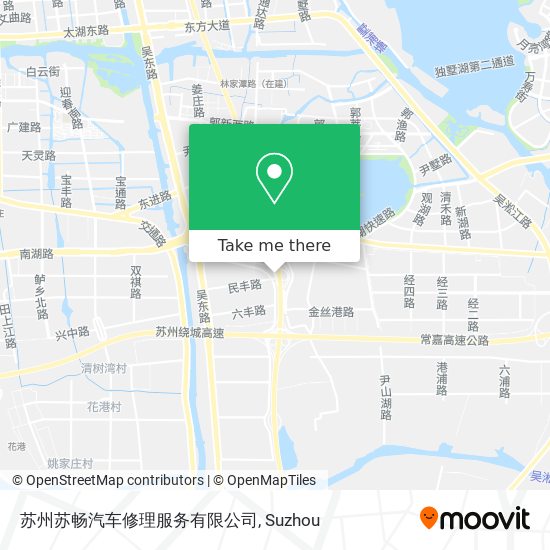 苏州苏畅汽车修理服务有限公司 map