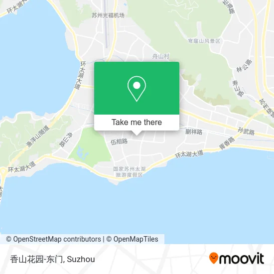 香山花园-东门 map