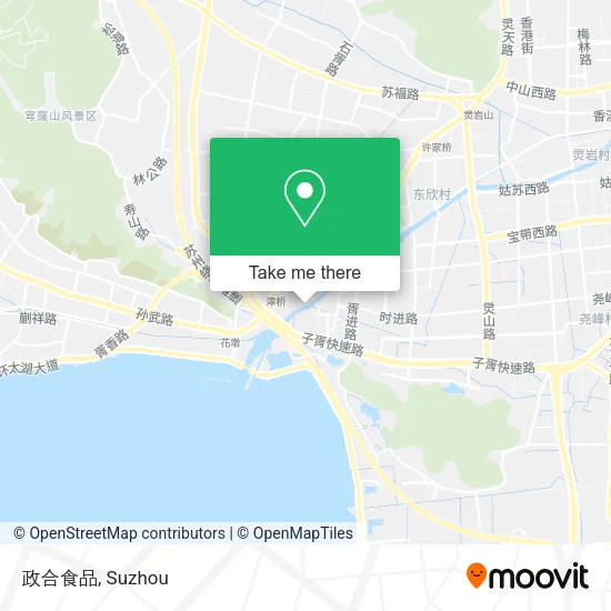 政合食品 map
