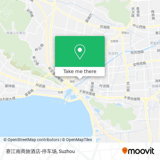 赛江南商旅酒店-停车场 map