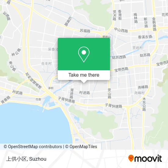 上供小区 map