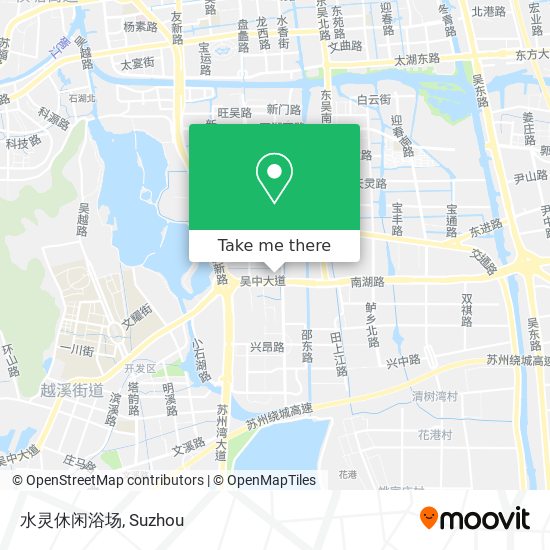 水灵休闲浴场 map