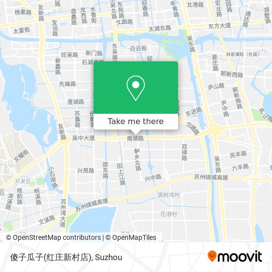 傻子瓜子(红庄新村店) map