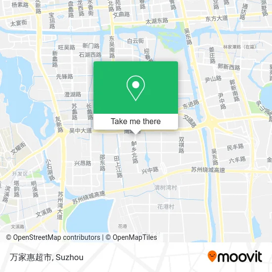 万家惠超市 map
