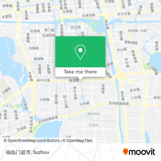 福临门超市 map