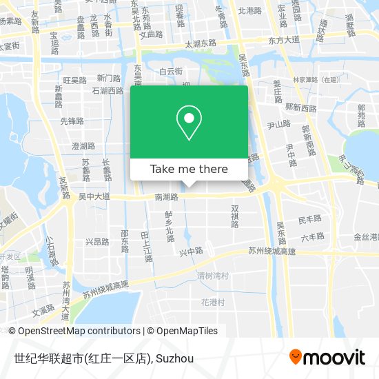世纪华联超市(红庄一区店) map