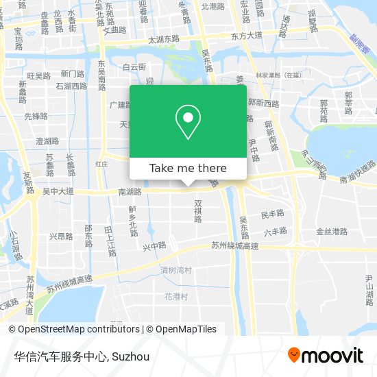 华信汽车服务中心 map