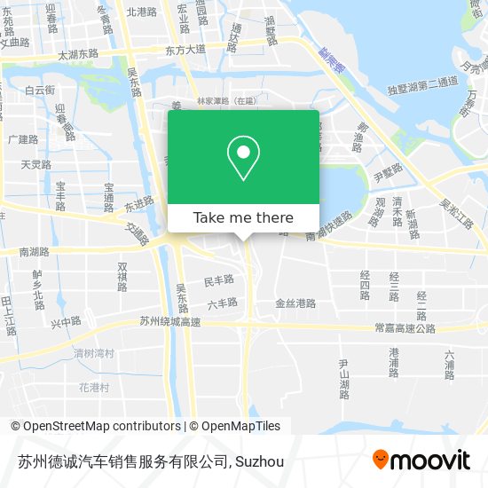 苏州德诚汽车销售服务有限公司 map
