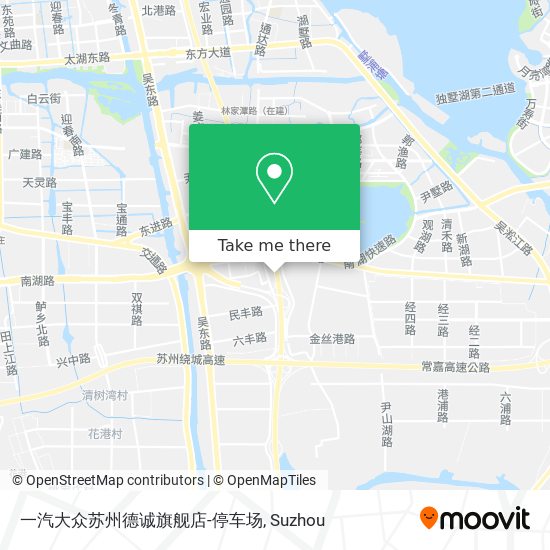 一汽大众苏州德诚旗舰店-停车场 map