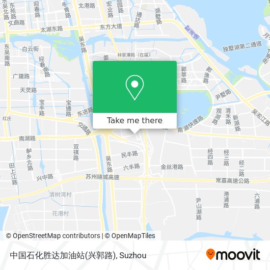 中国石化胜达加油站(兴郭路) map