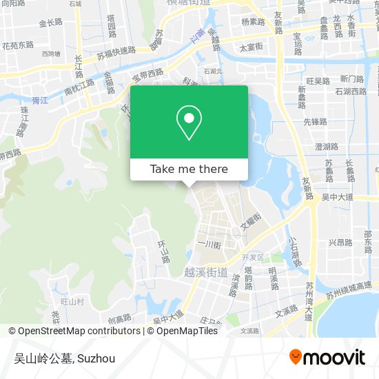 吴山岭公墓 map