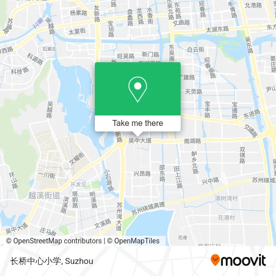 长桥中心小学 map