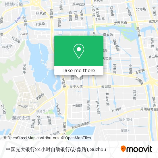 中国光大银行24小时自助银行(苏蠡路) map