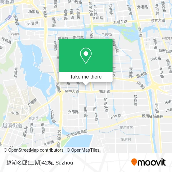 越湖名邸(二期)42栋 map