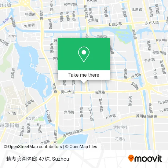 越湖滨湖名邸-47栋 map