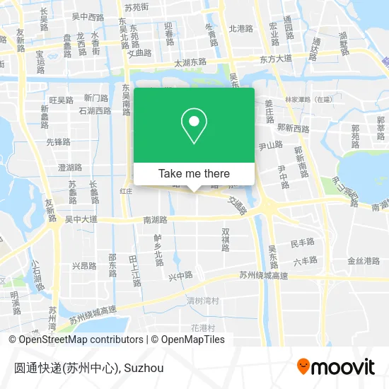 圆通快递(苏州中心) map