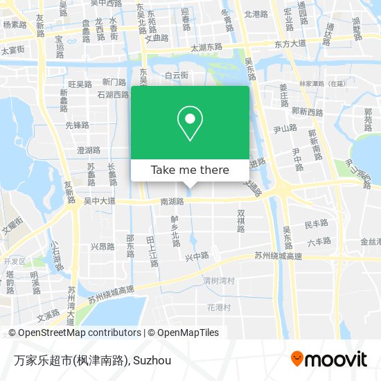 万家乐超市(枫津南路) map