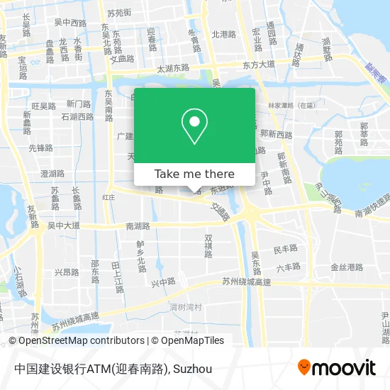 中国建设银行ATM(迎春南路) map
