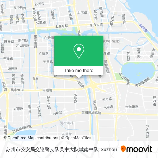苏州市公安局交巡警支队吴中大队城南中队 map