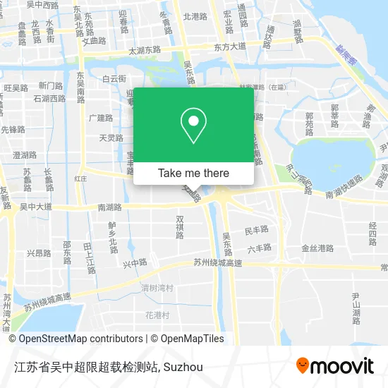江苏省吴中超限超载检测站 map