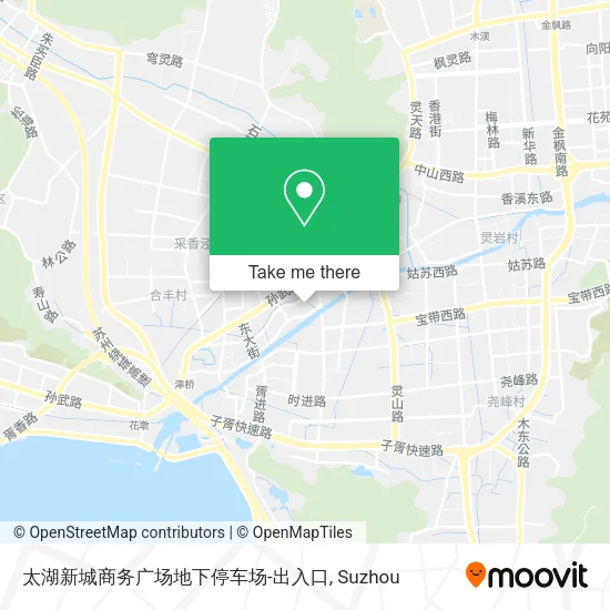 太湖新城商务广场地下停车场-出入口 map