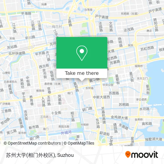 苏州大学(相门外校区) map