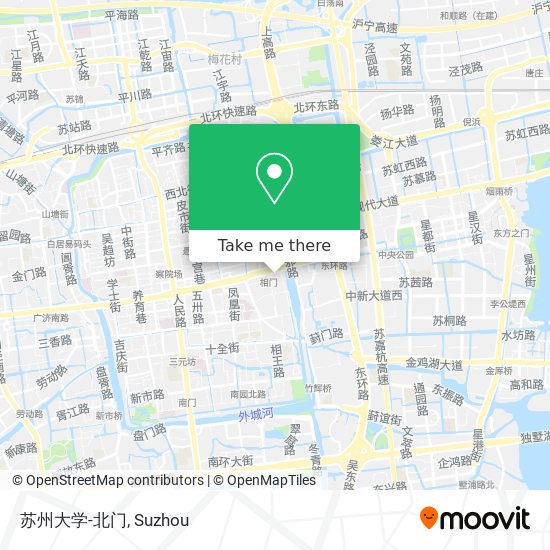 苏州大学-北门 map