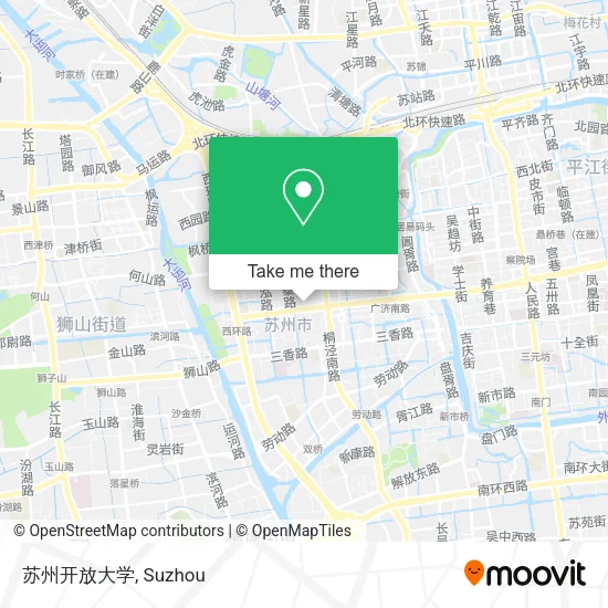 苏州开放大学 map