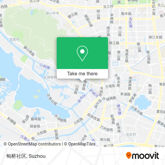 甸桥社区 map