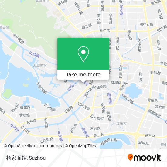 杨家面馆 map
