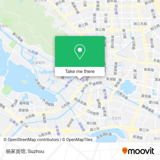 杨家面馆 map