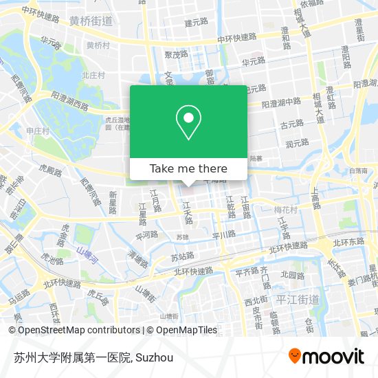 苏州大学附属第一医院 map