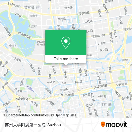 苏州大学附属第一医院 map