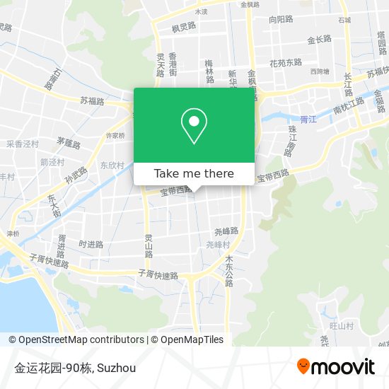 金运花园-90栋 map