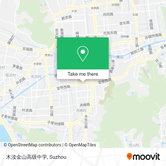 木渎金山高级中学 map