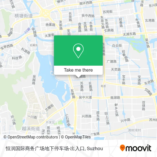 恒润国际商务广场地下停车场-出入口 map